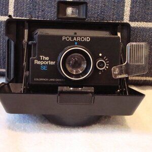 Vintage Polaroid Reporter SE Instant Camera GOOD CONDITION!